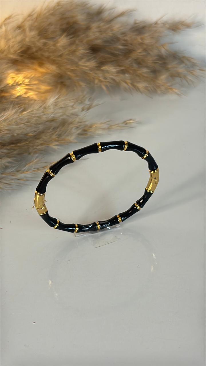 Midnight Bamboo Bracelet