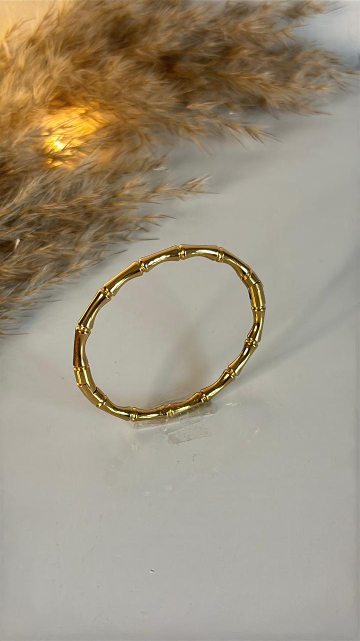Golden Bamboo Baby Bangle 
