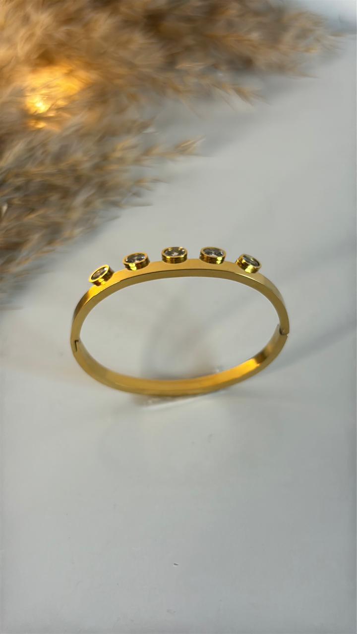 Beaded Charm Baby Bangle