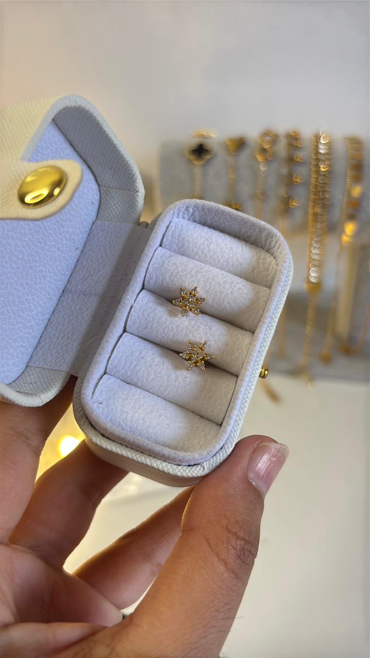 Oval Glow Studs