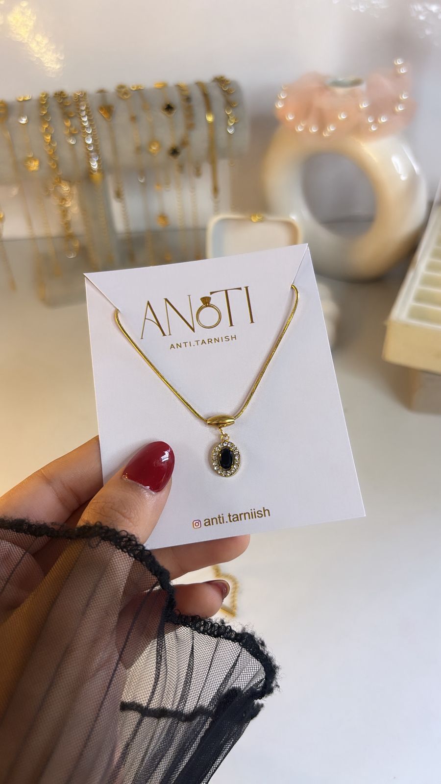 Green Oval Pendant