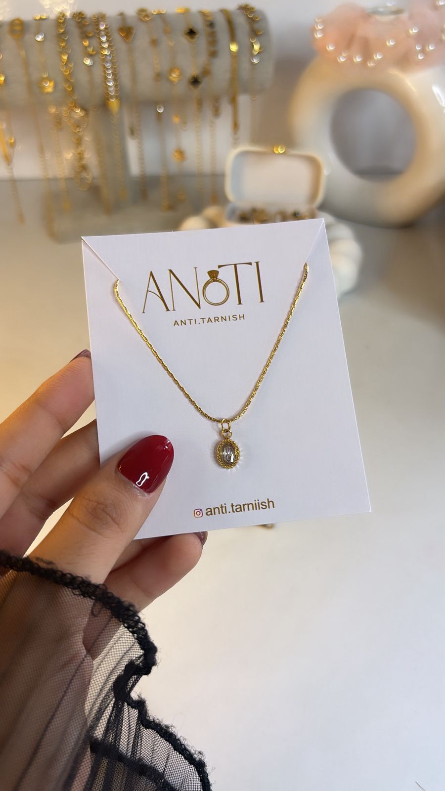 White Halo Pendant