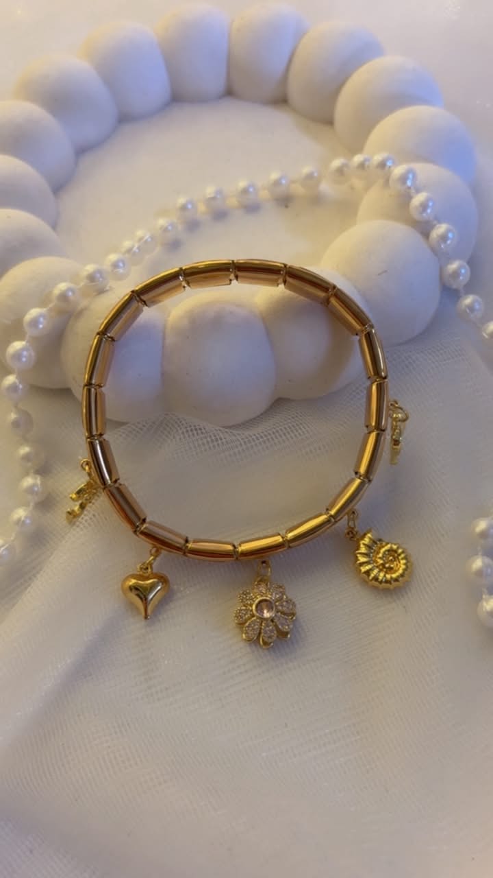 Golden Charm Bracelet