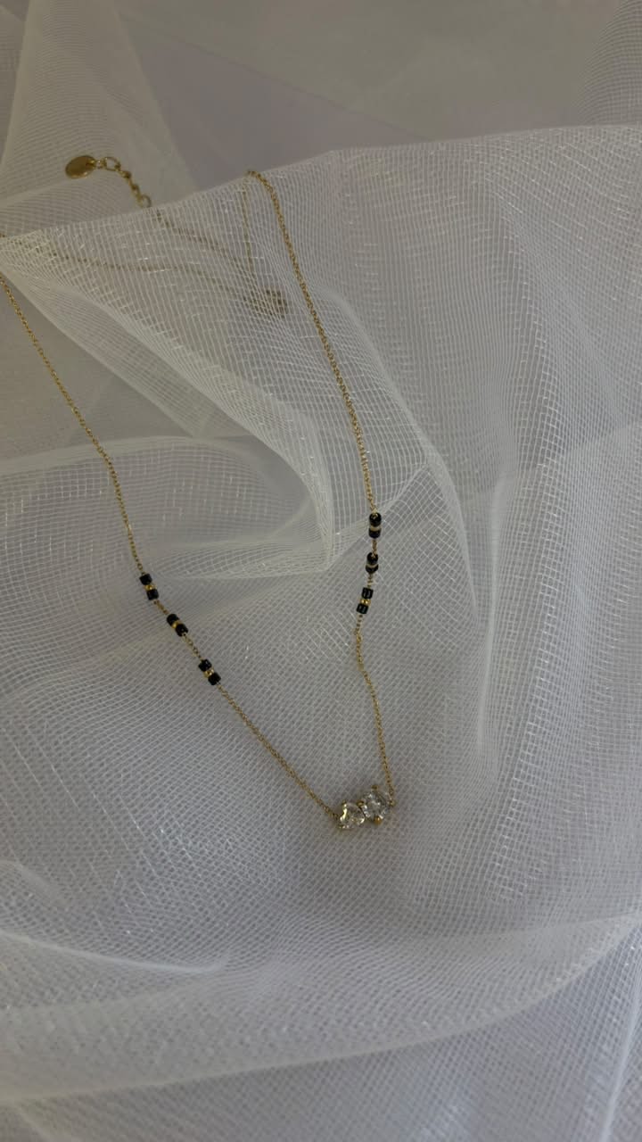Twin Stone Mangalsutra