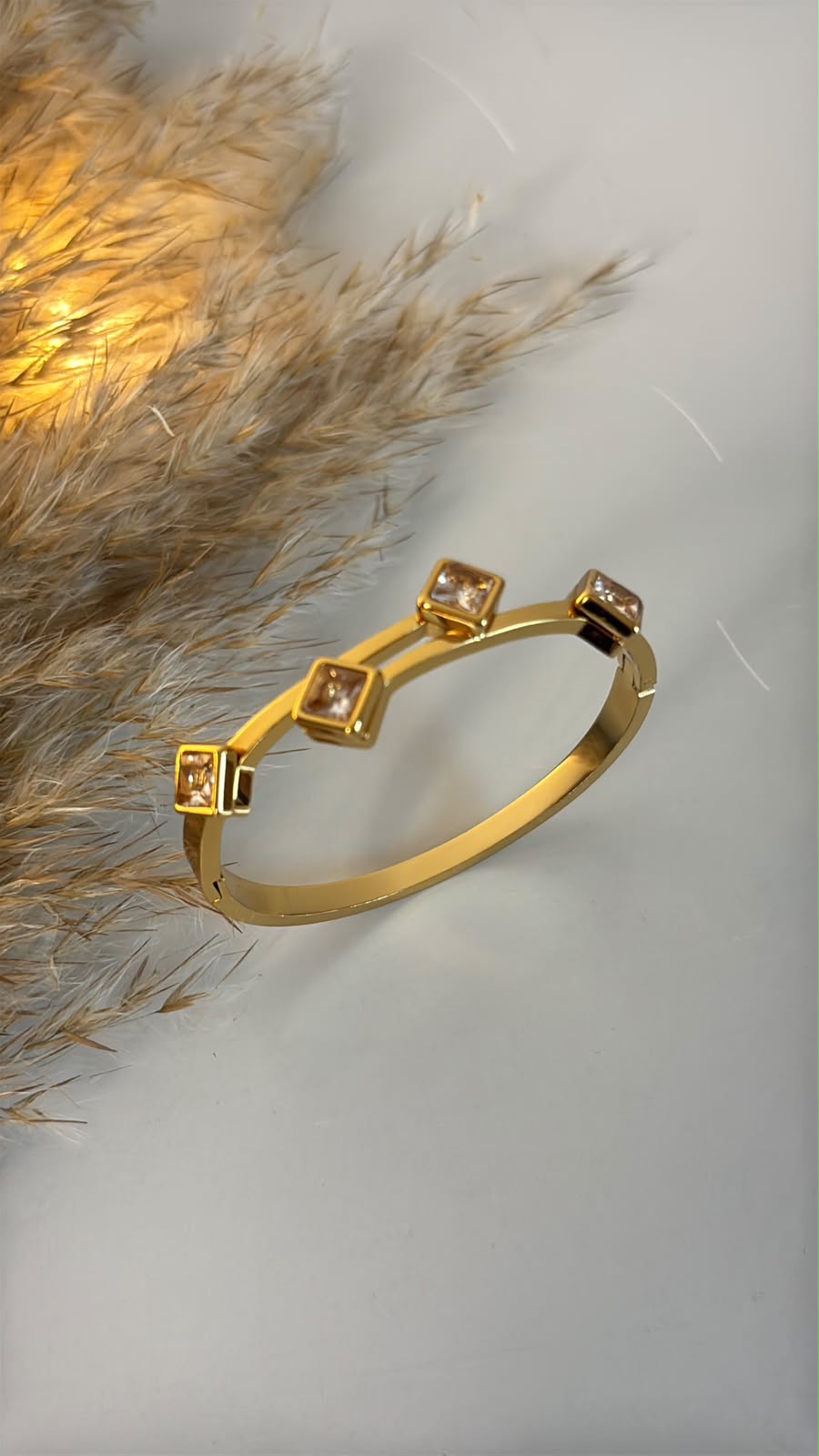 Emerald Square Baby Bangle