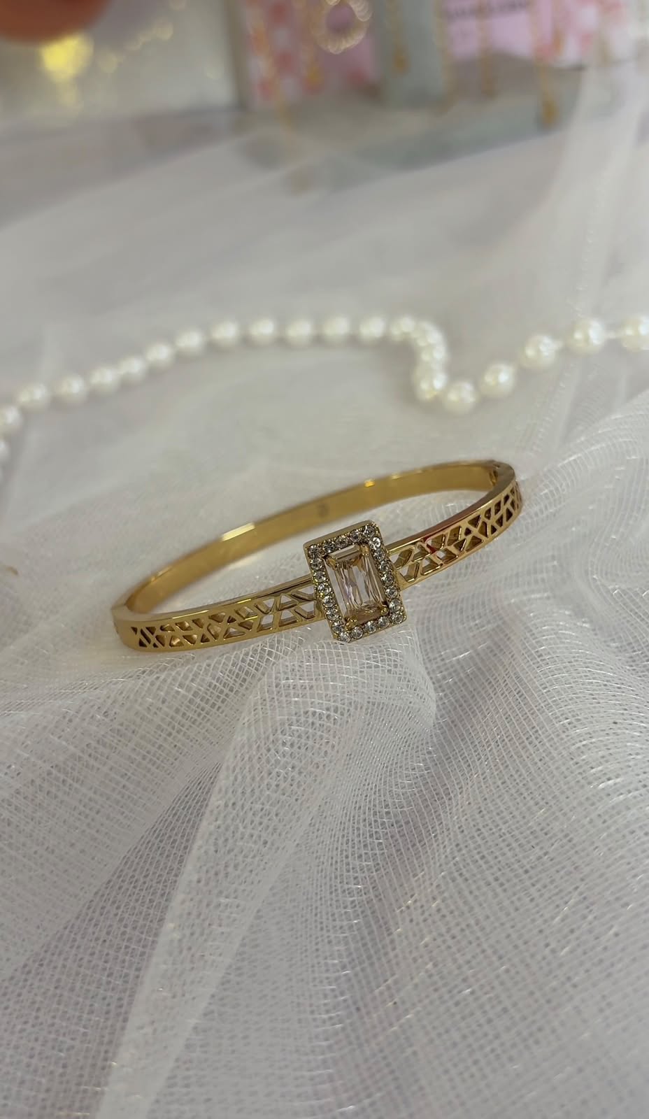 Emerald Gem Baby Bangle