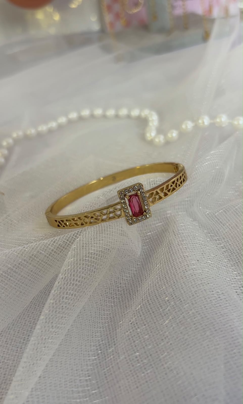 Emerald Gem Baby Bangle