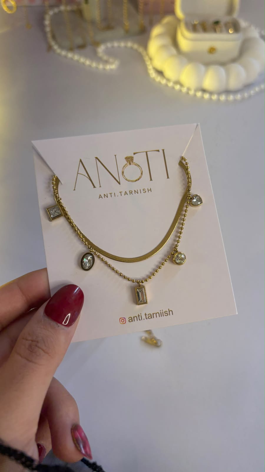 Mosaic Charm Necklace